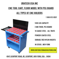 Uratech USA Inc. Floor Model CNC Tool Cart: The Ultimate Tool Storage Solution